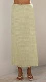 Maisie Maxi Skirt Matcha