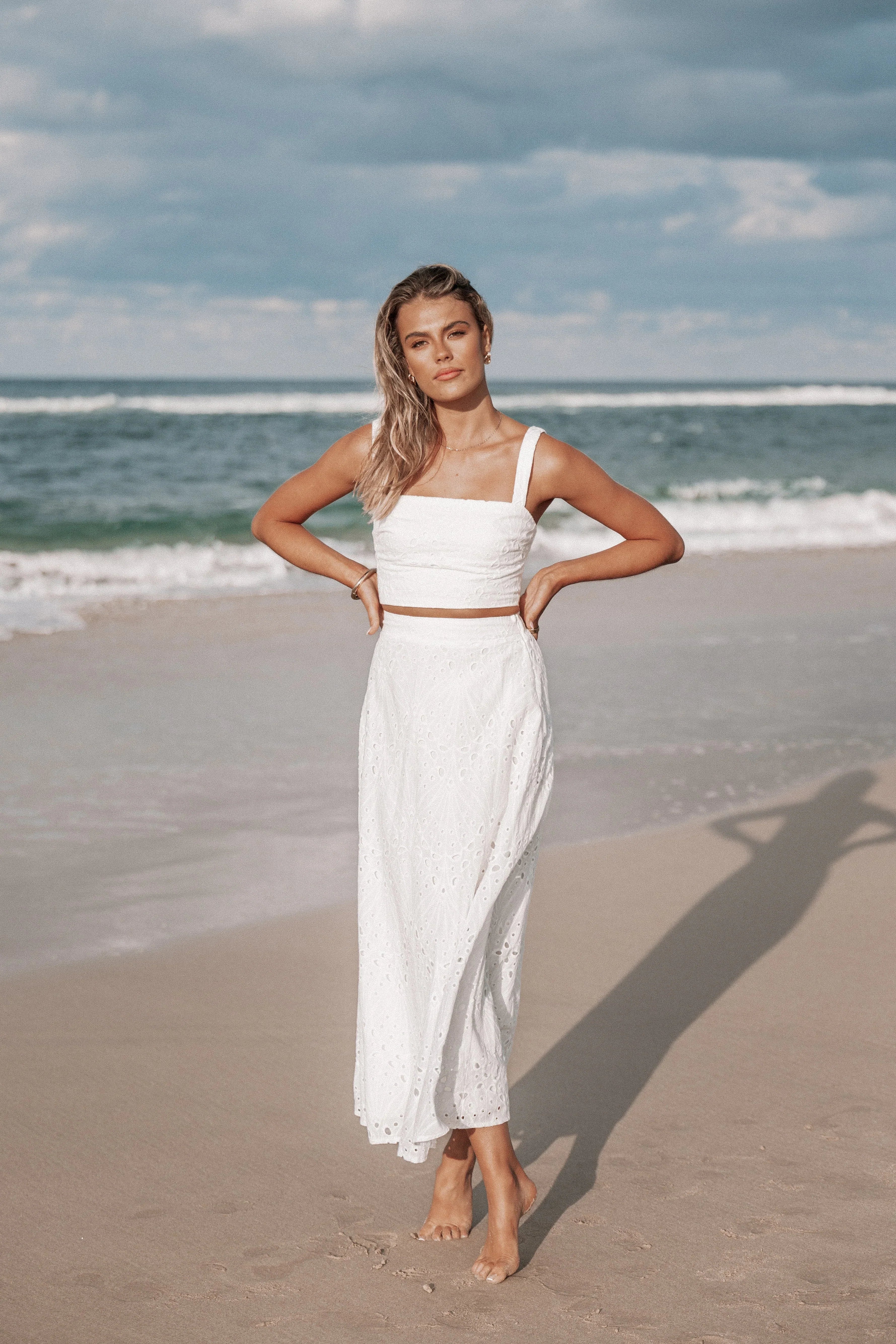 Camellia Two Piece Set White