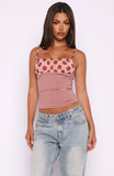 Sucker For You Top Pink Stripe
