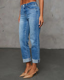 Huntley Cropped Straight Leg Denim