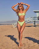 Tropical Coast Floral Balconette Bikini Top