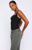 Club Party Top Black