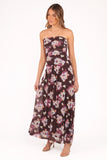 Calypso Maxi Dress Purple Floral
