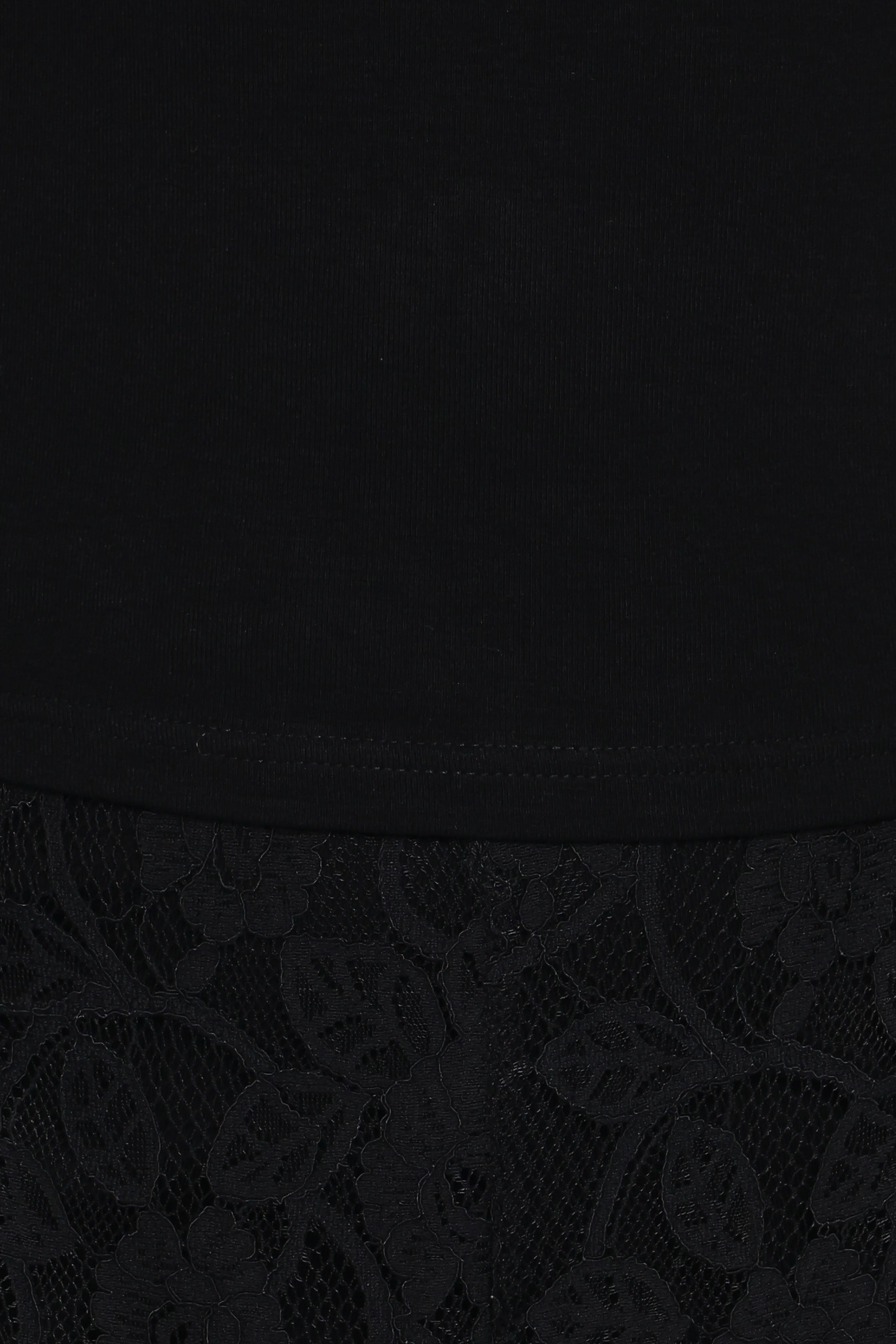 Alina Lace Pant Set Black