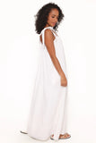 Amber Maxi Dress White