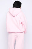 Vibe Too High Oversized Hoodie Pink