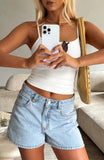 Maddy Denim Shorts Mid Blue