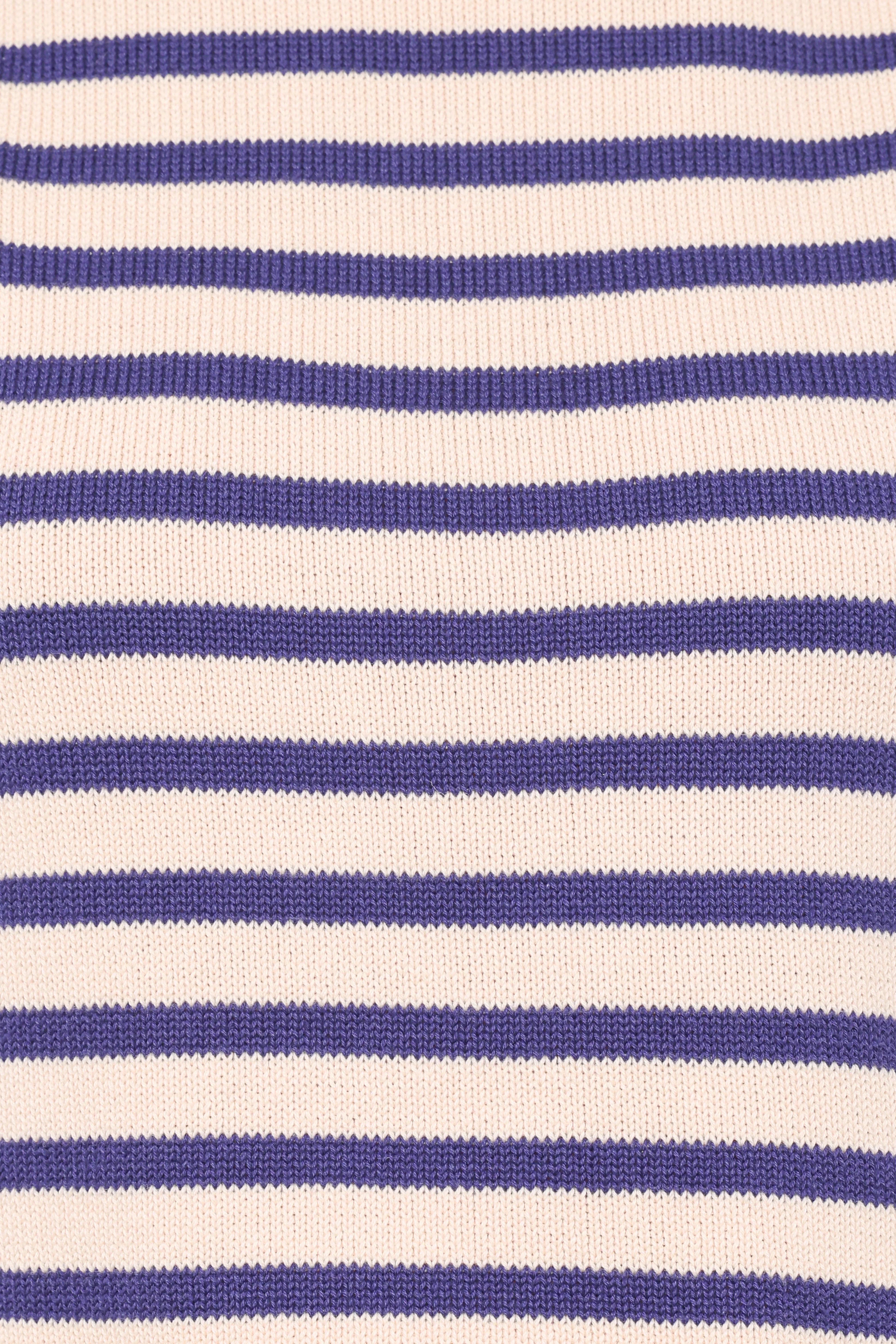 Ilona Knit Set Cream Navy Stripe