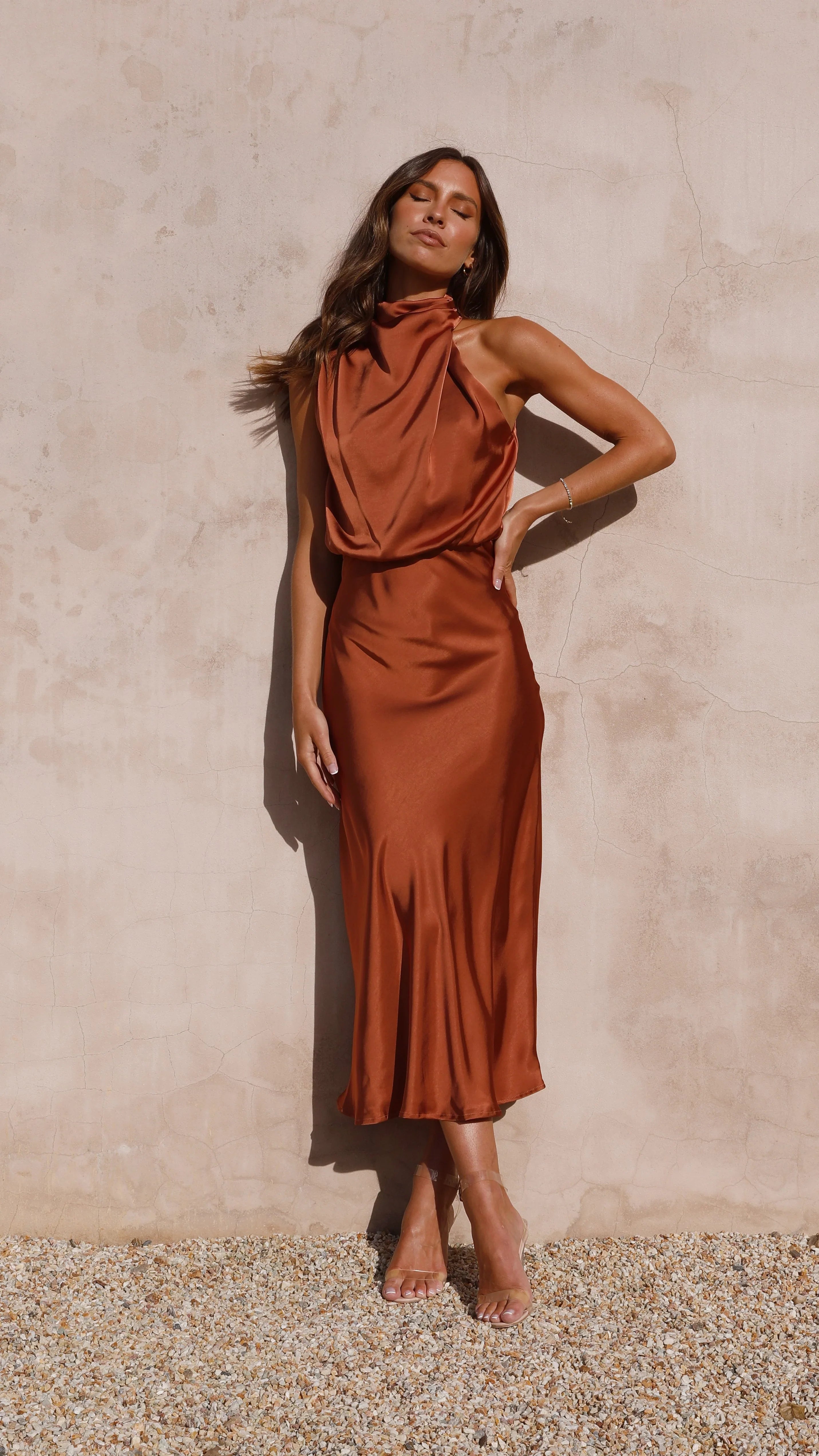 Esther Maxi Dress Copper