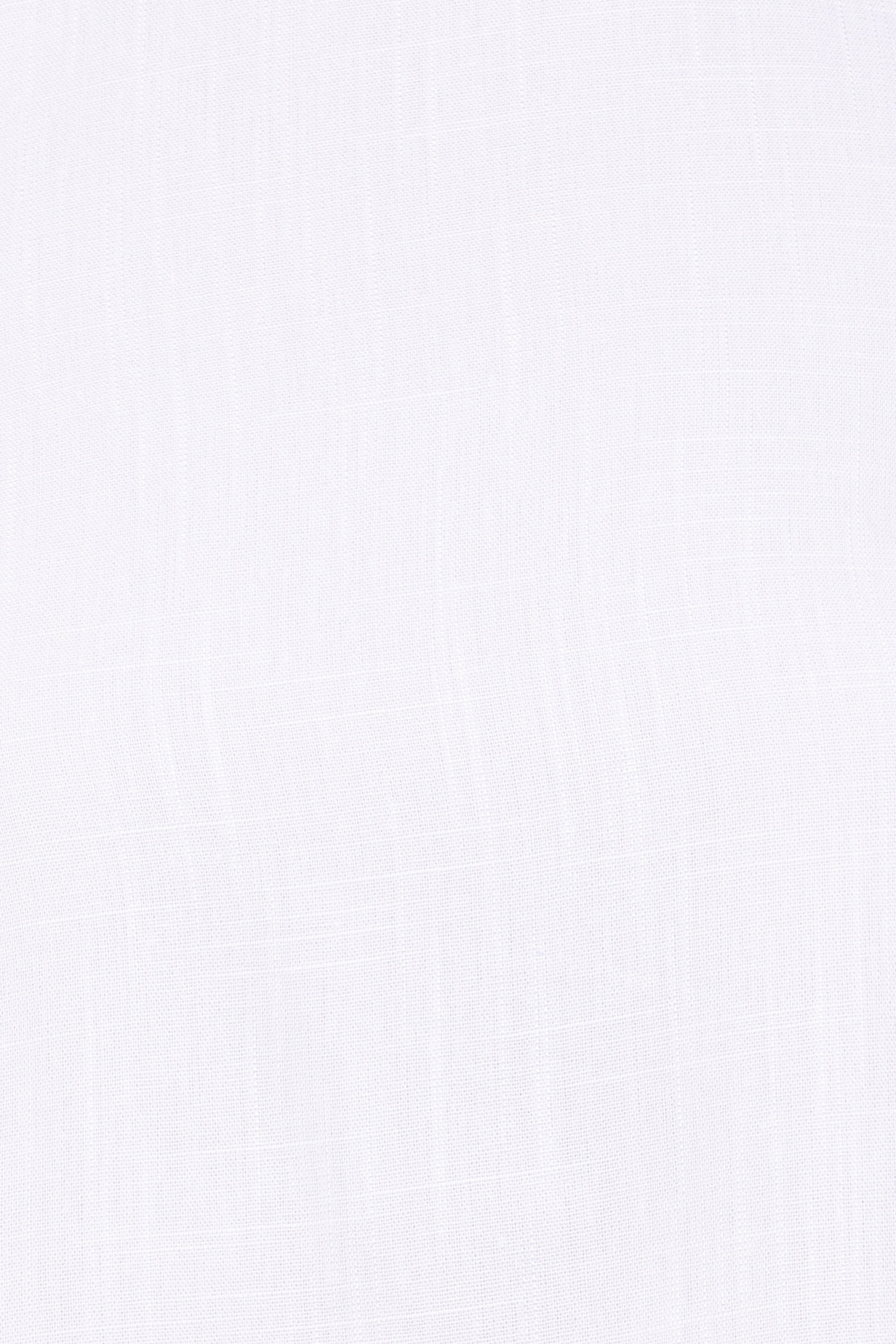 Madison Linen Column Skirt White