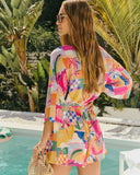 Jaime Tie Waist Kimono Romper