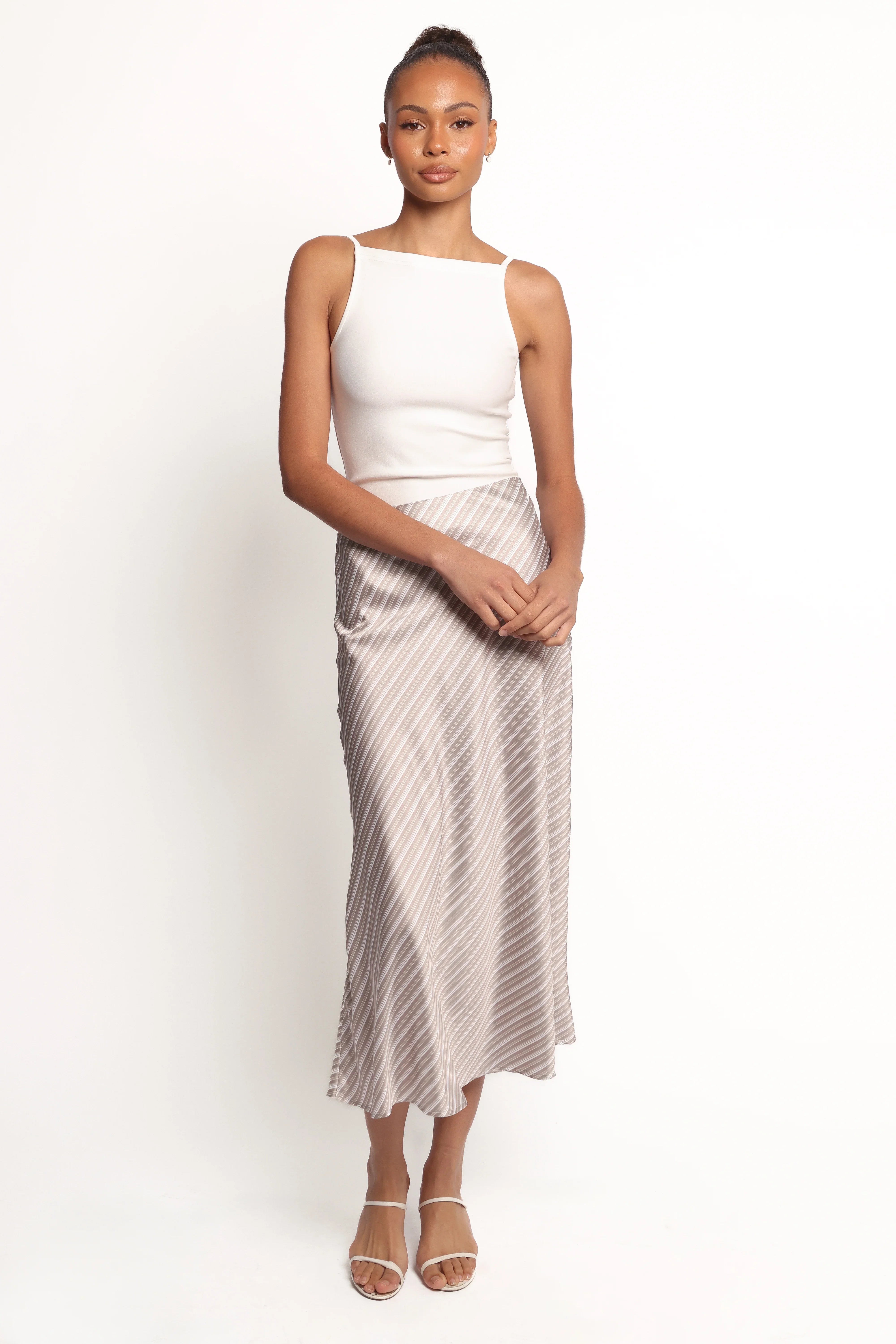 Corrina Midi Skirt Stripe