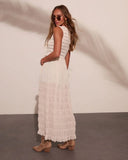 Boheme Muse Crochet Front Tie Longline Top