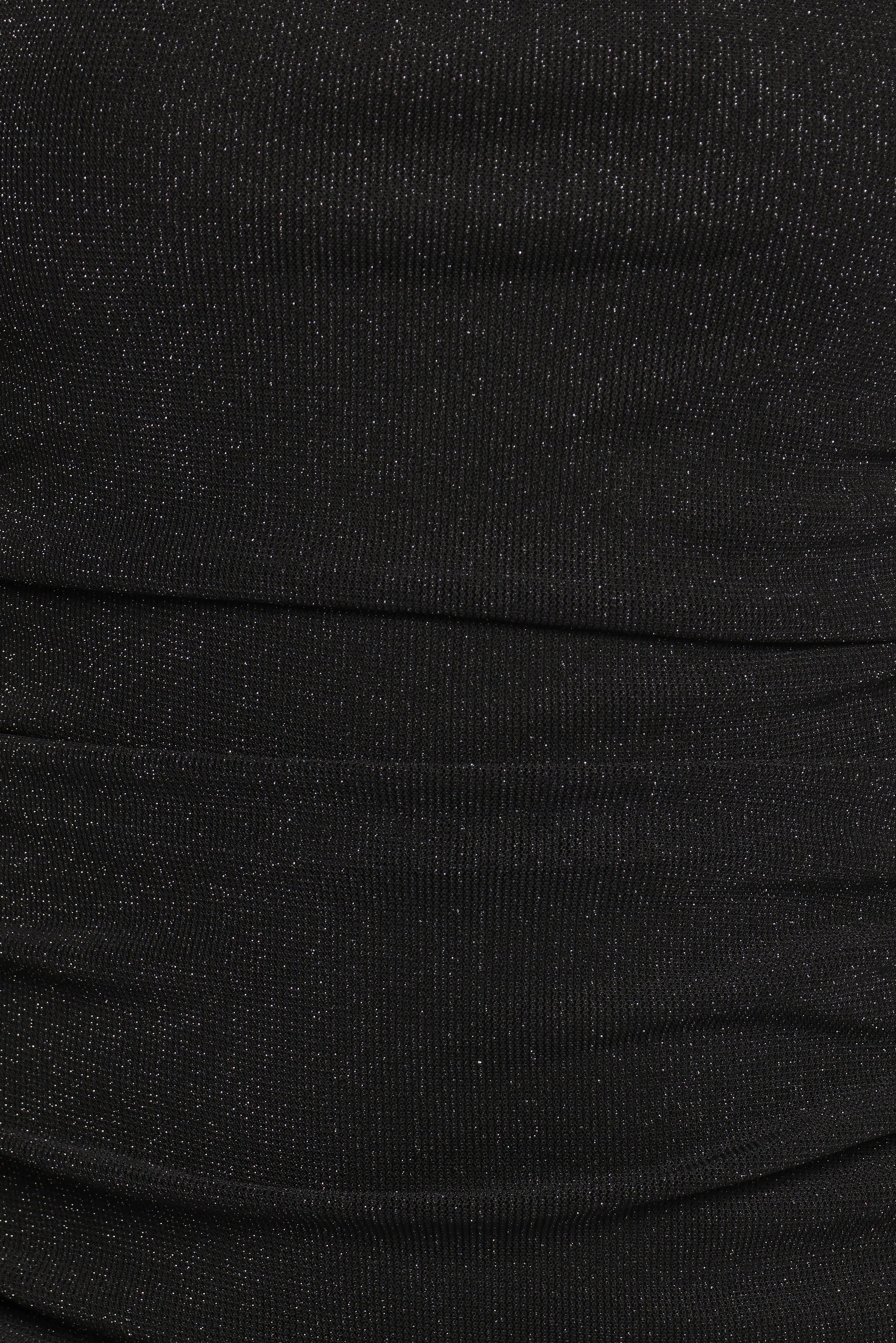 Seville Strapless Mini Dress Black