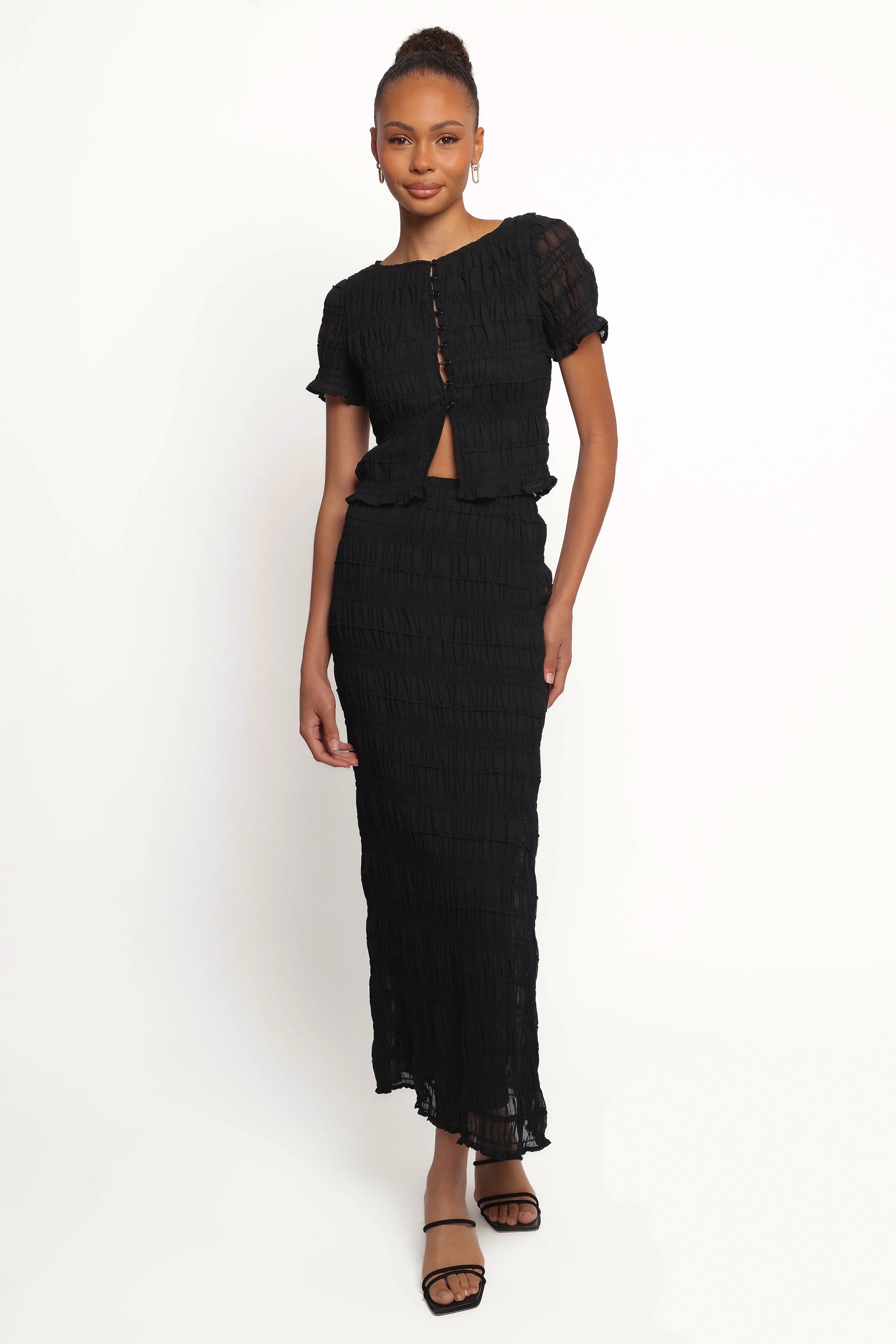 Valana Skirt Black Midnight