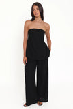 Rosemarie Strapless Top Black
