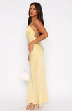 Its Not The Same Maxi Dress Lemon