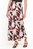 Cheryl Maxi Skirt Blurred Floral