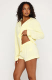 Airplane Mode Modal Pyjama Shorts Lemon