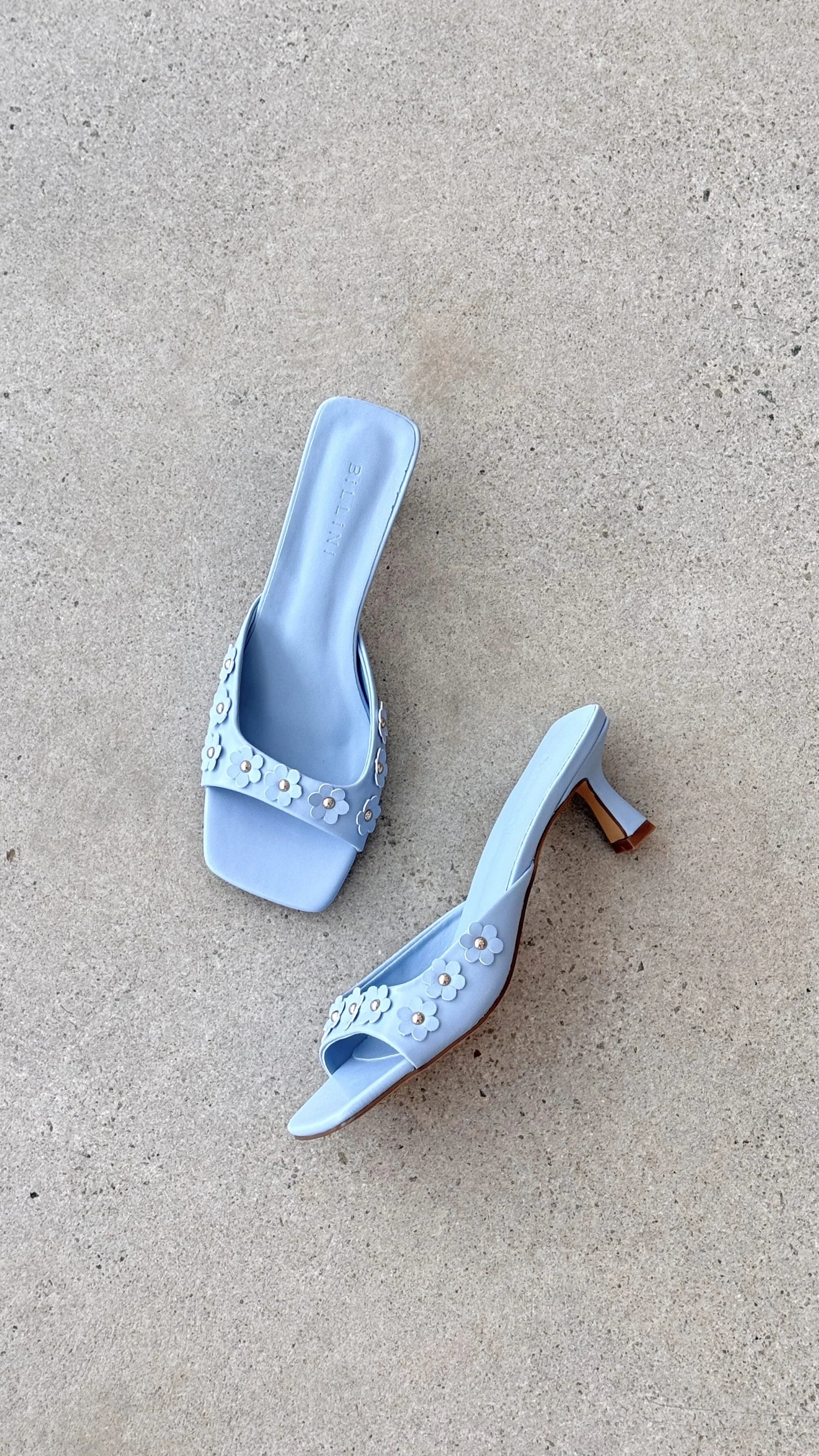 Tessie Heel Baby Blue