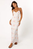 Surri Midi Slip Dress White