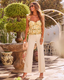 Reina Floral Peplum Top