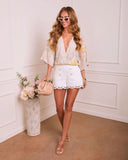 Timeless Petal Floral Kimono Sleeve Top