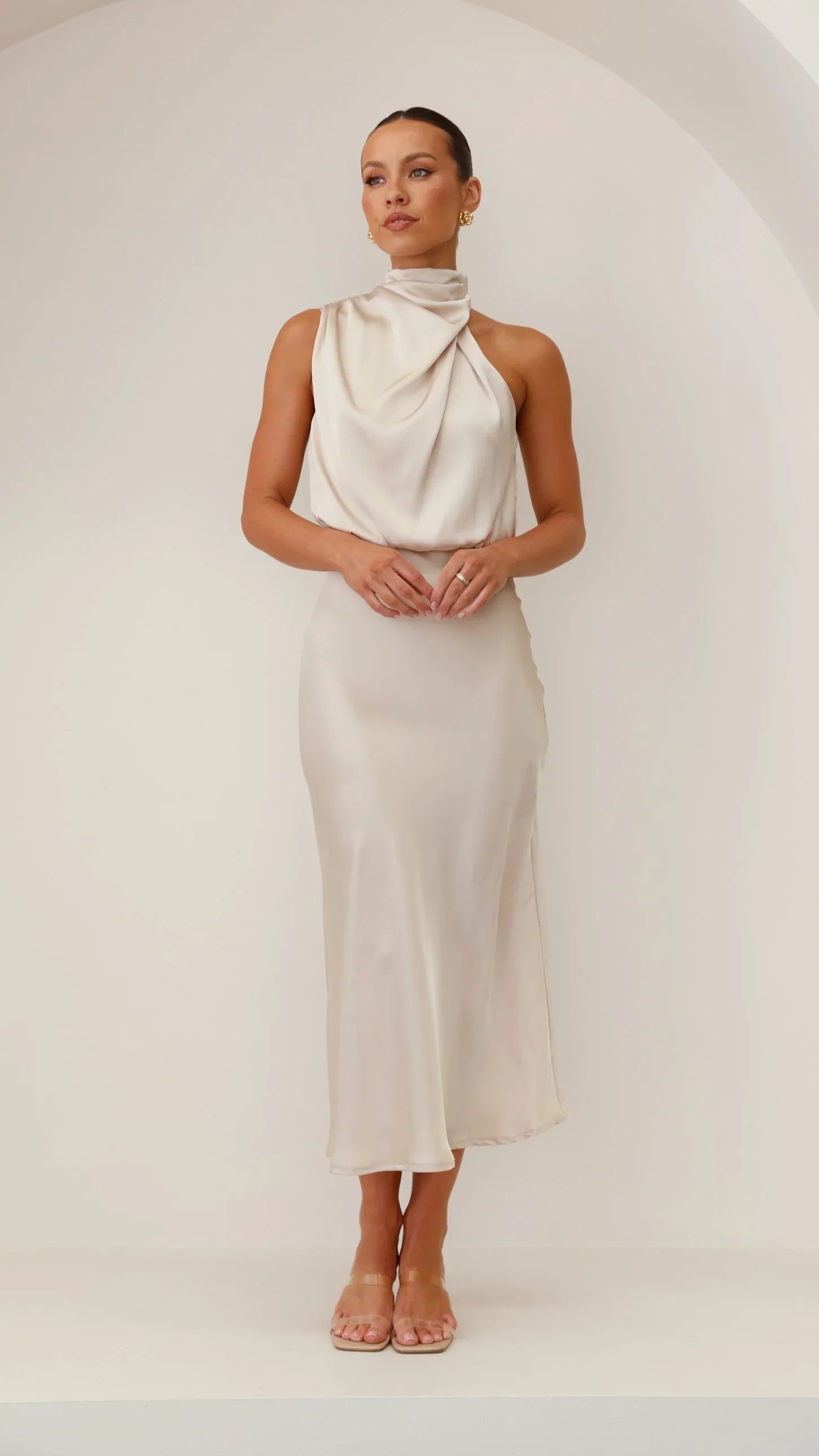 Esther Maxi Dress Champagne