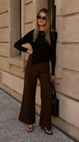 Isla Long Sleeve Top Black
