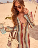 Sunchaser Crochet Cover Up Maxi Dress