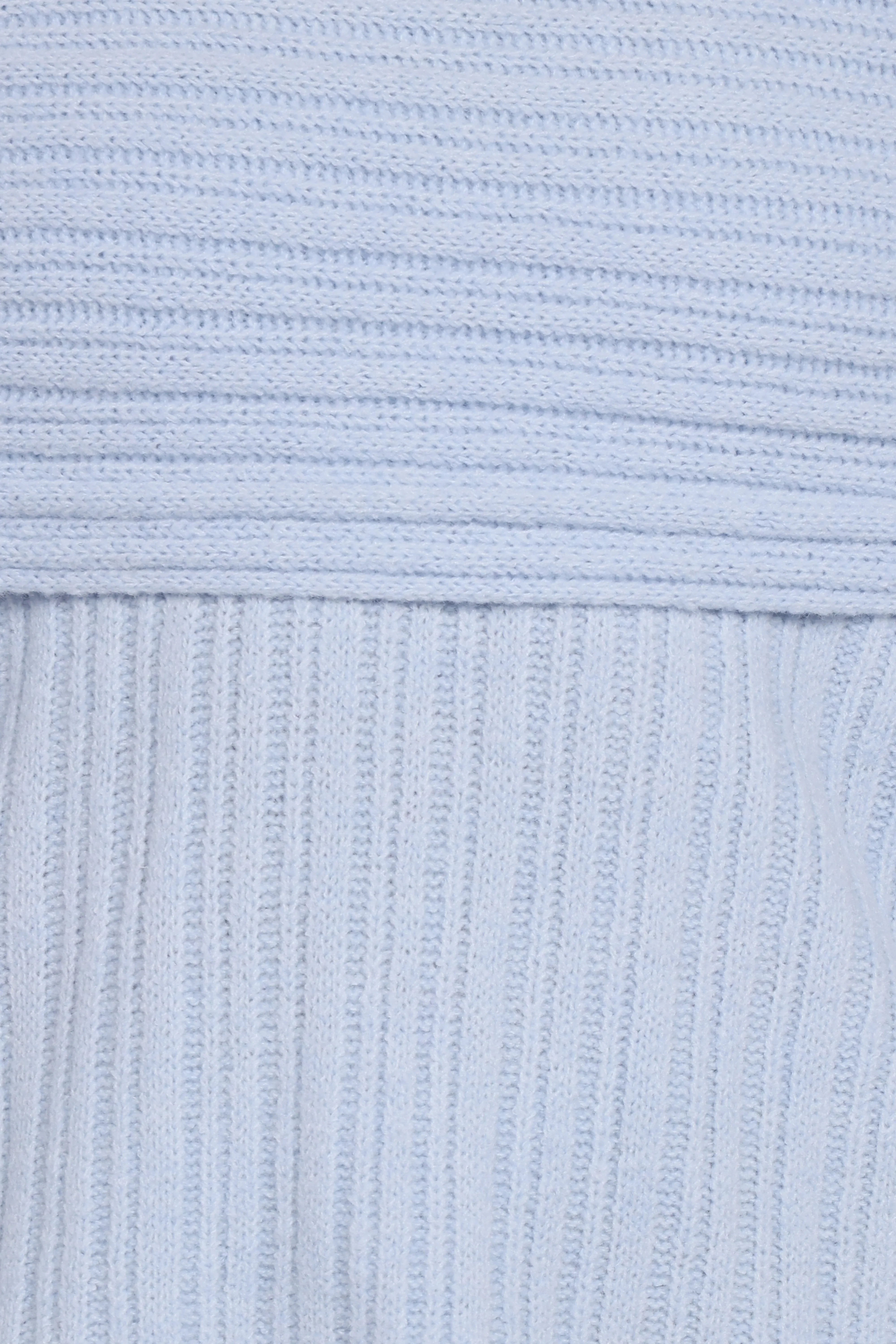 Kenny Off Shoulder Knit Sweater Pale Blue