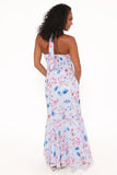 Lavie Maxi Dress Blue Floral