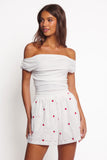 Aisha Shorts White