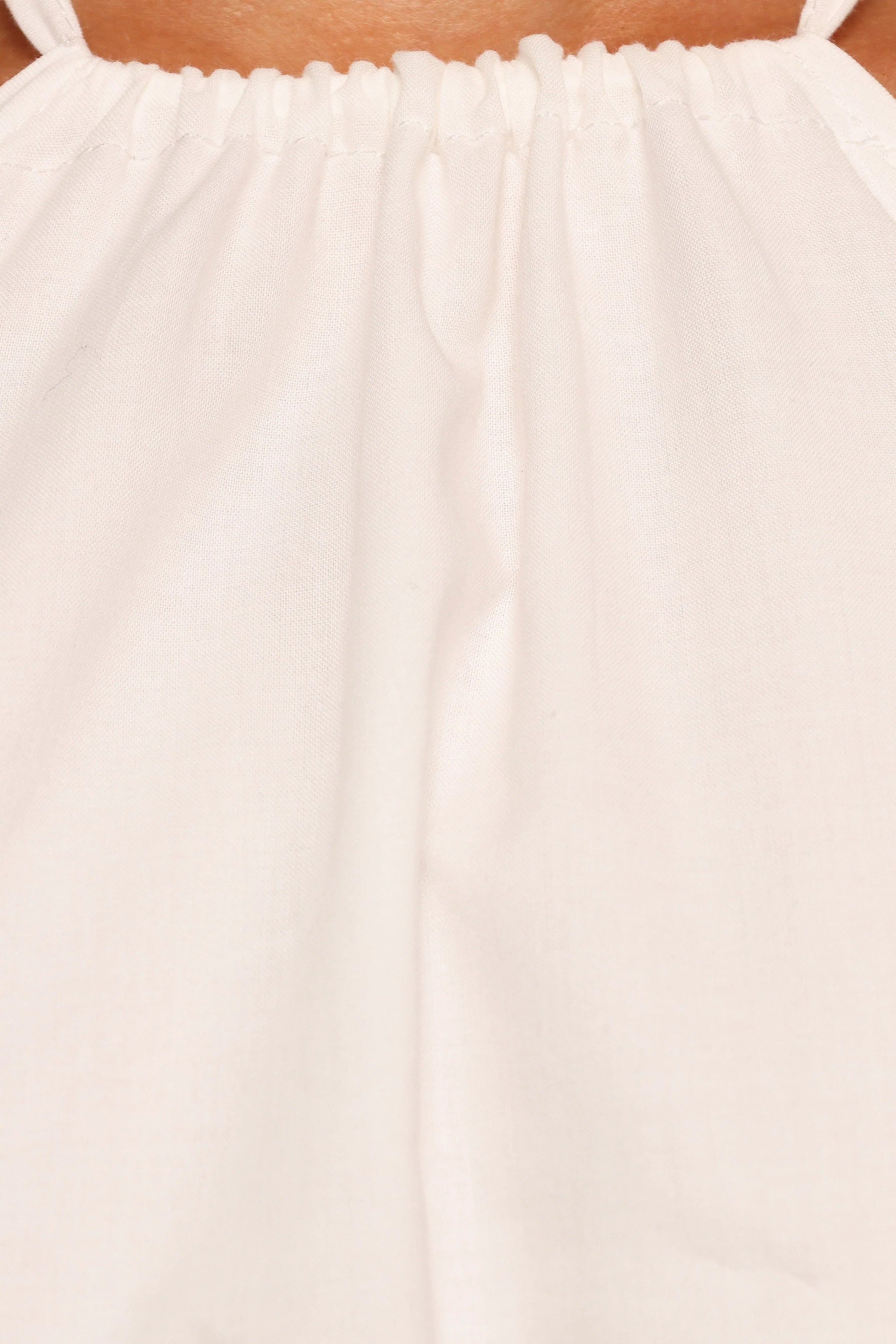 Vanessa Halterneck Top White