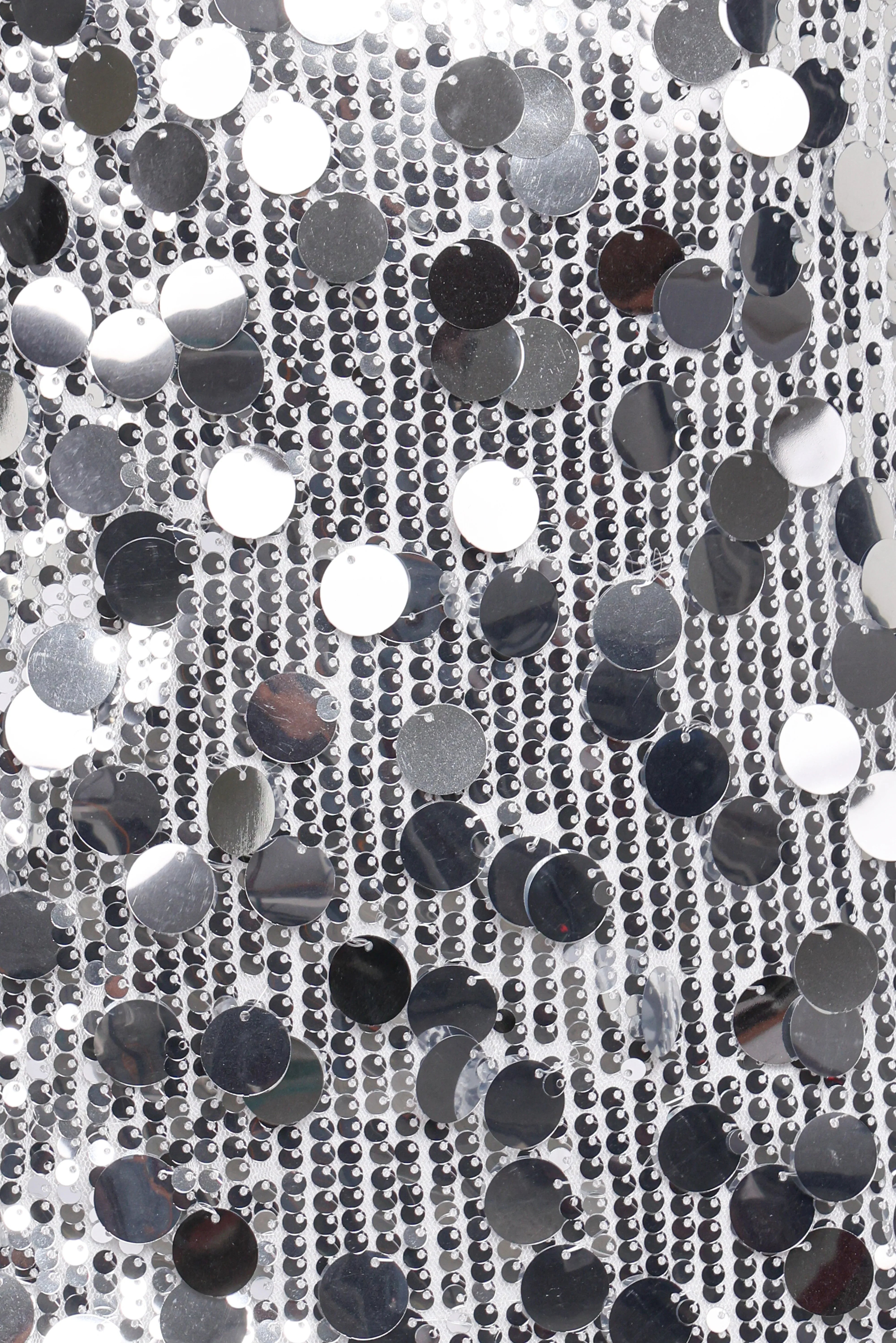 Stella Sequin Mini Dress Silver