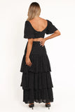 Selina Skirt Set Black Polka Dot