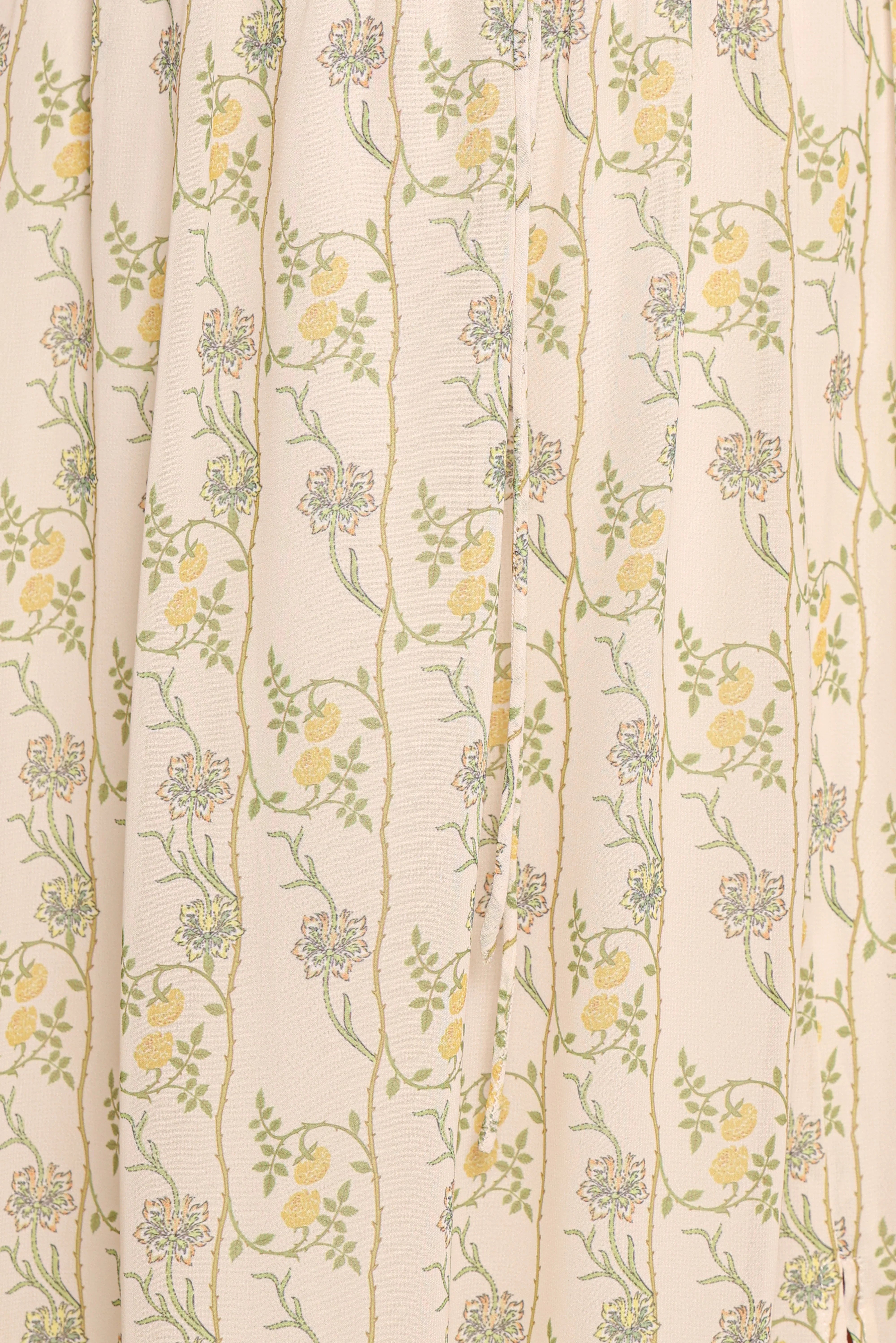 Keziah Long Sleeve Maxi Dress Yellow Floral