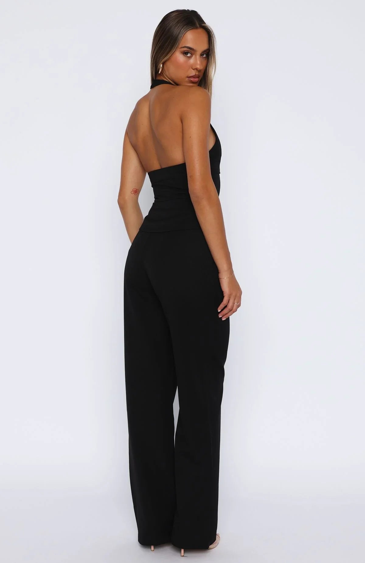 Only Acting Pants Black