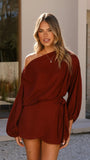 Fletcher Wrap Skort Burgundy