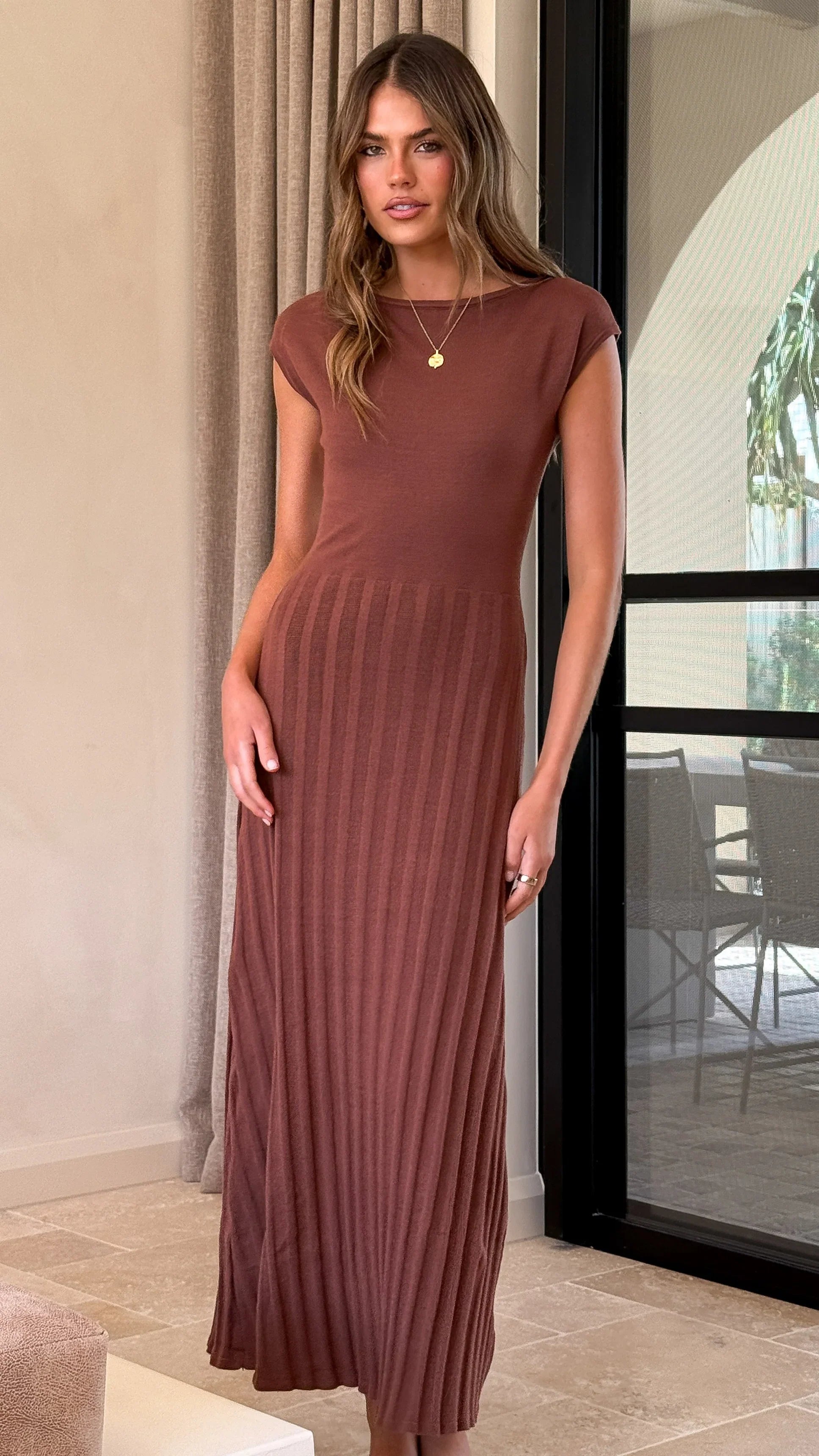 Marni Maxi Dress Chocolate