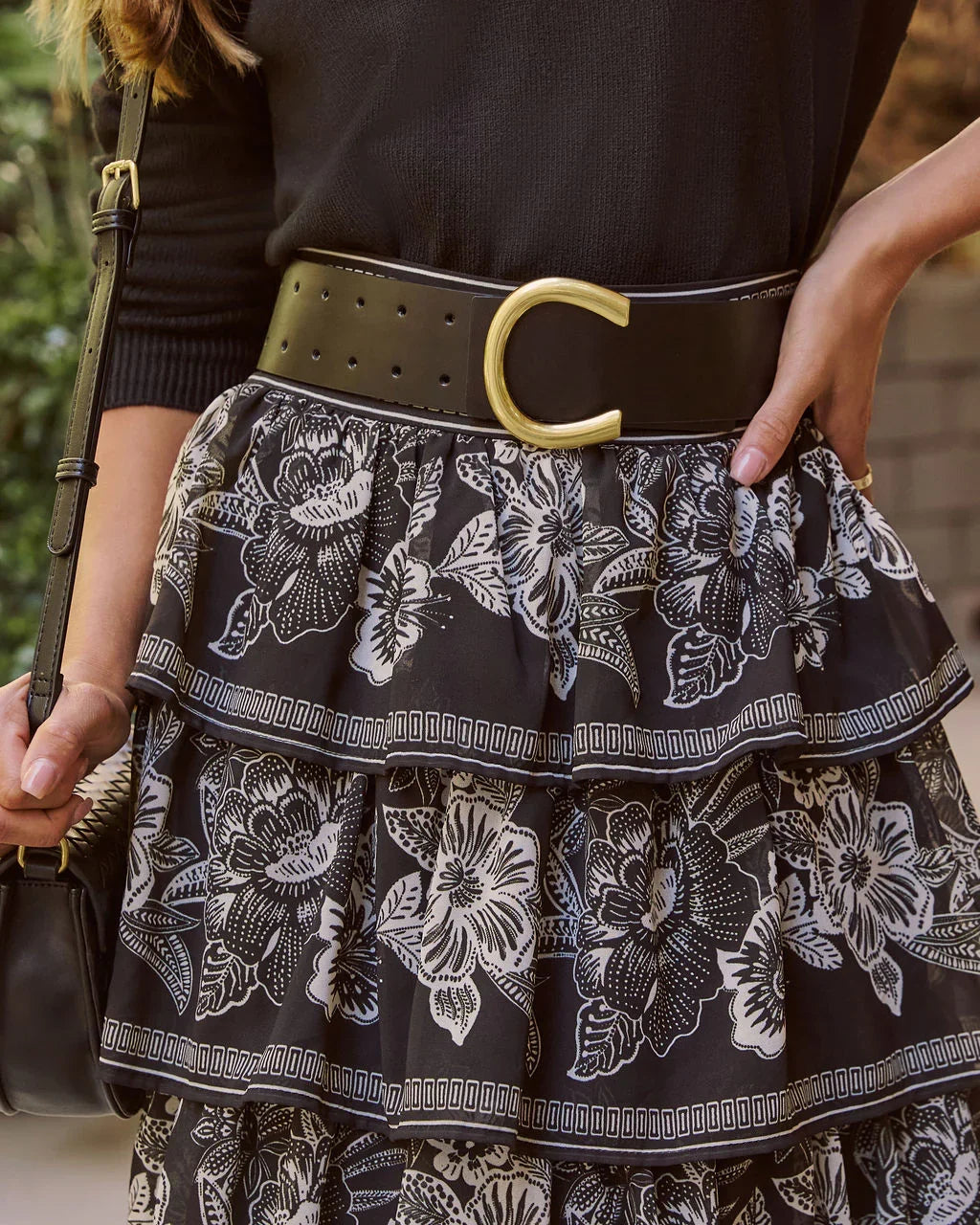 Maelie C Shaped Buckle Belt