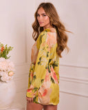 Grinnell Printed Satin Romper
