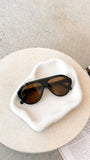 Zaeli Sunglasses Black Brown