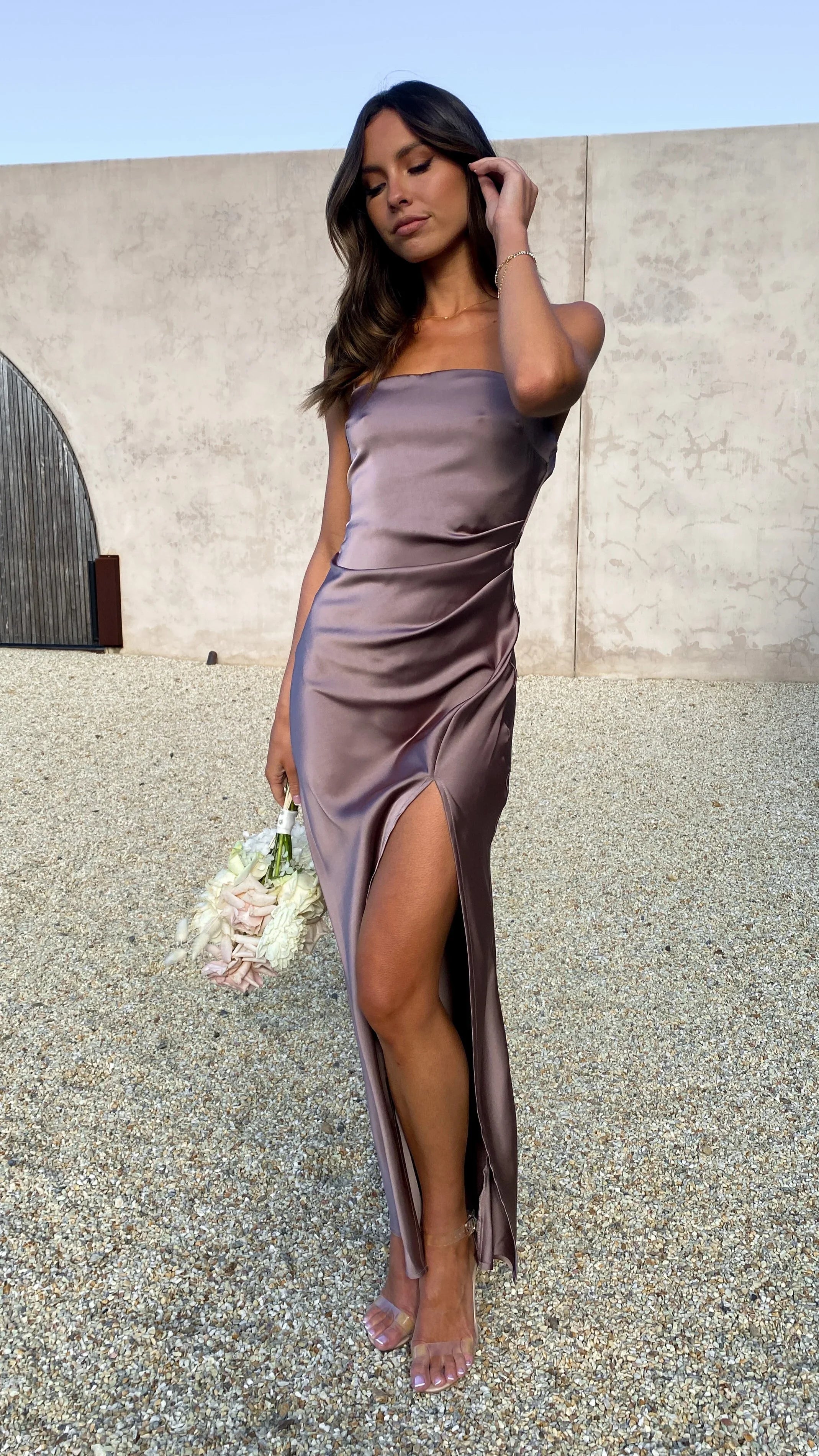 Ilana Maxi Dress Mushroom