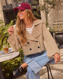 Clay Ridge Knit Cropped Trench
