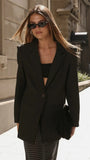 Isa Oversized Blazer Black