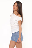 Lia Off Shoulder Top Ivory
