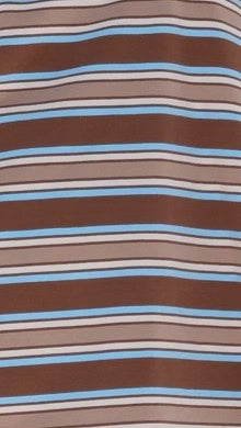 Casey Shorts Chocolate Blue Stripe