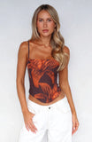 Youll Be Ok Bustier Tangerine Twist