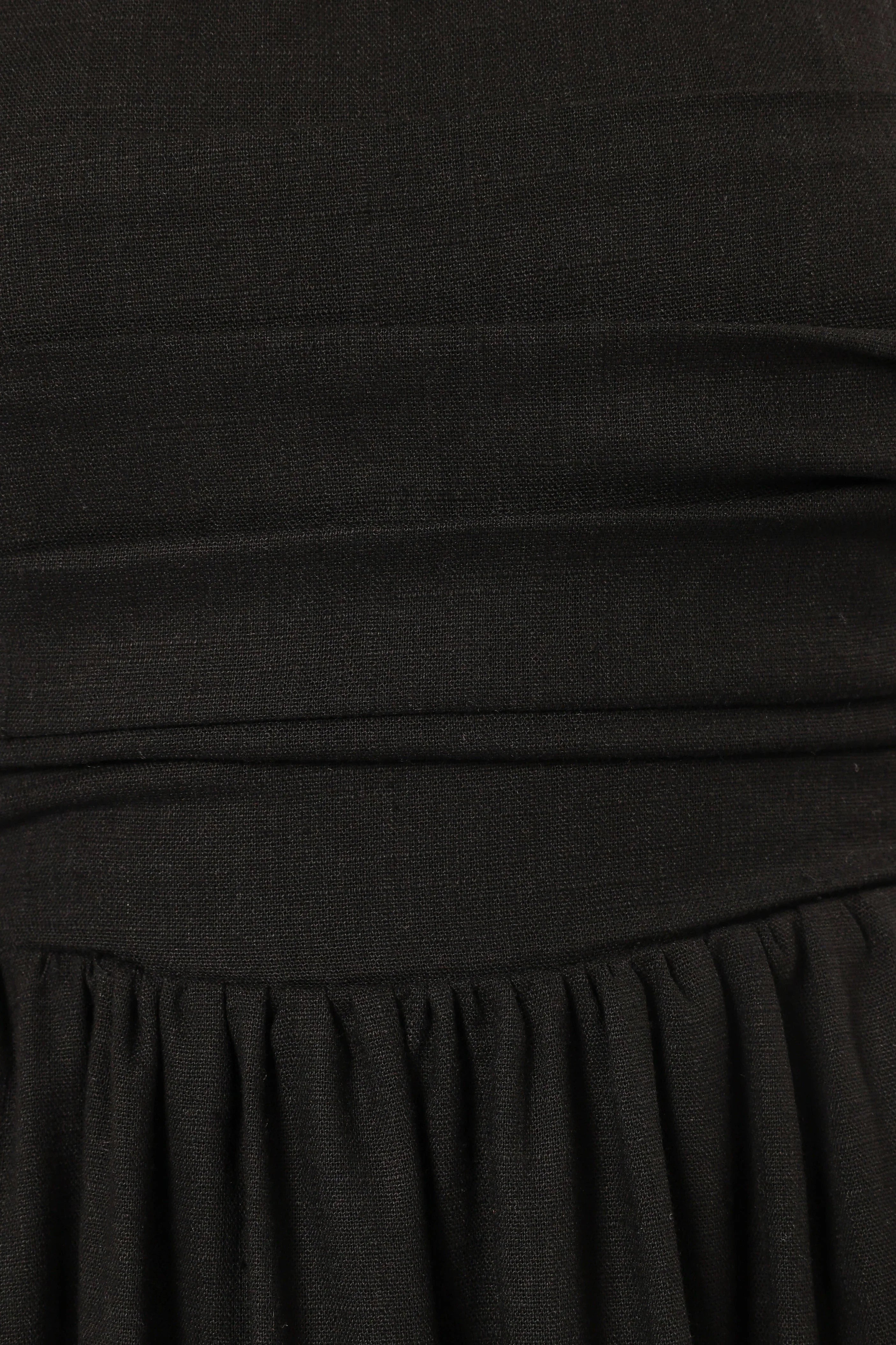 Kayt Strapless Dress Black